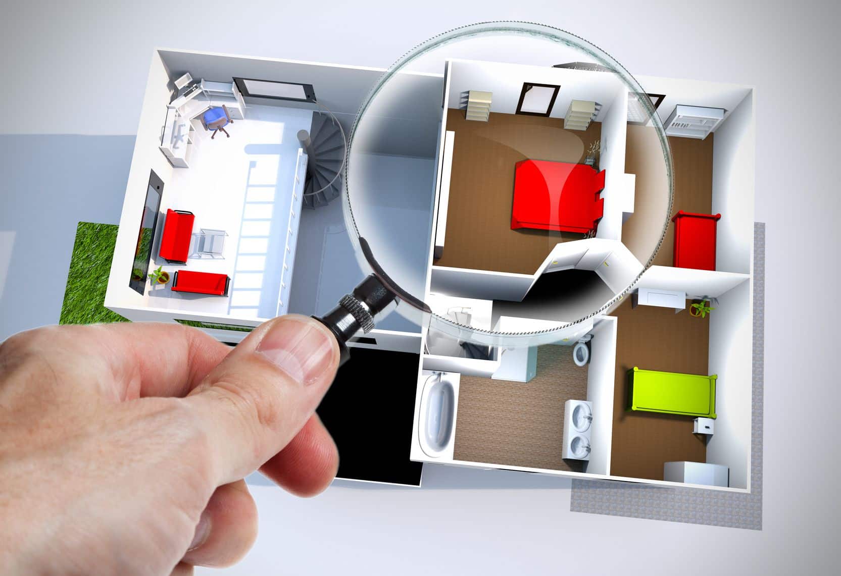 plan de maison en 3D
