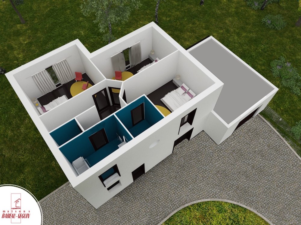 Saturne Maison contemporaine en bois