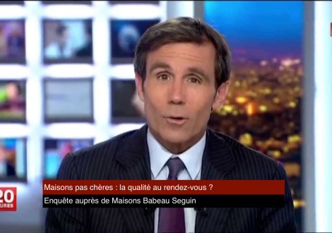 Babeau Seguin au JT de 20h de FRANCE 2