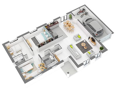 Plan de maison 3D