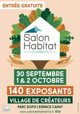 affiche salon habitat charente