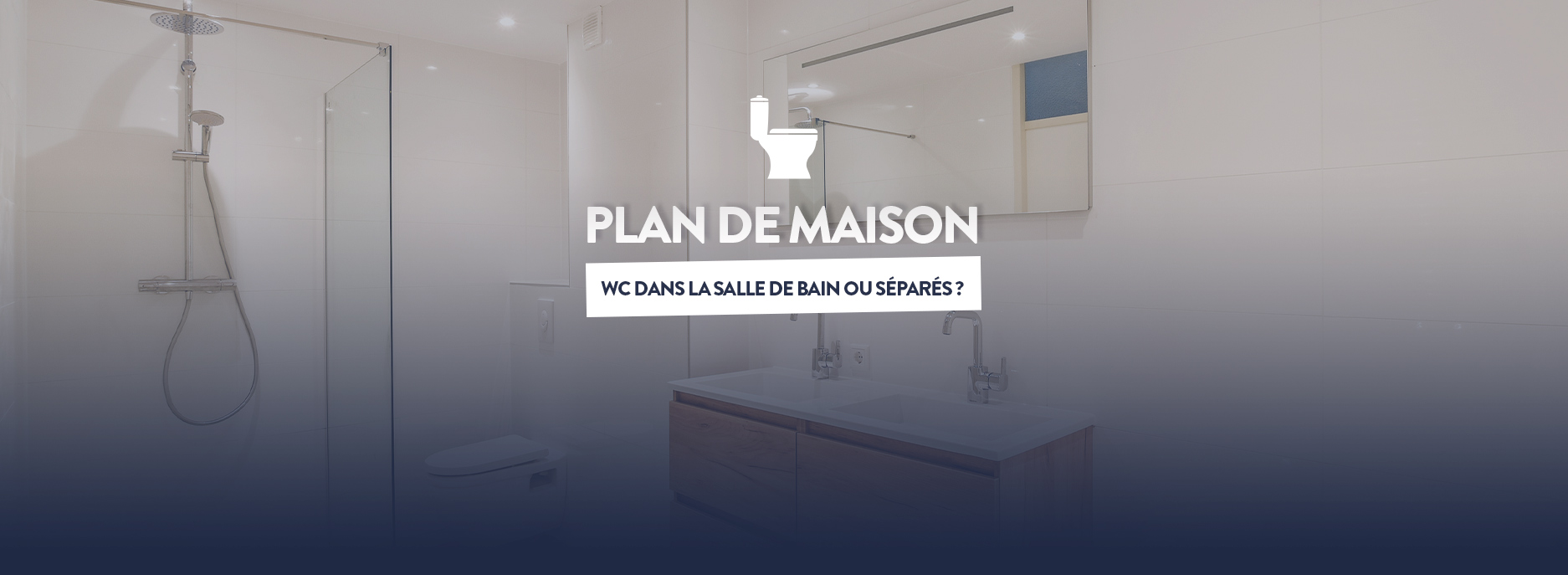 plan maison neuve toilettes salle de bain